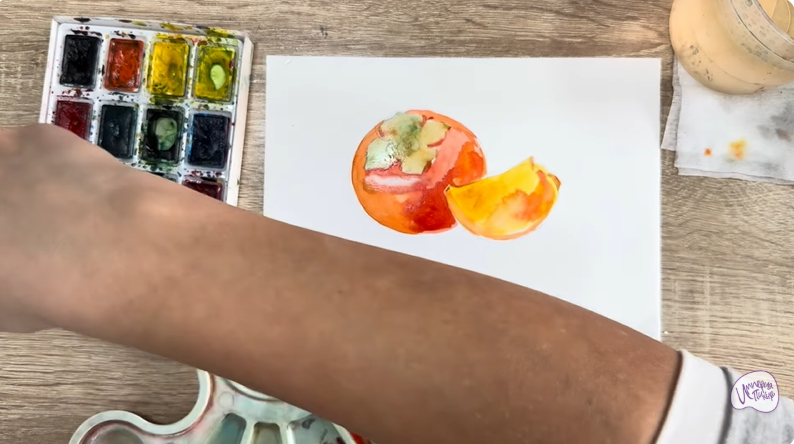 Рисуем Хурма