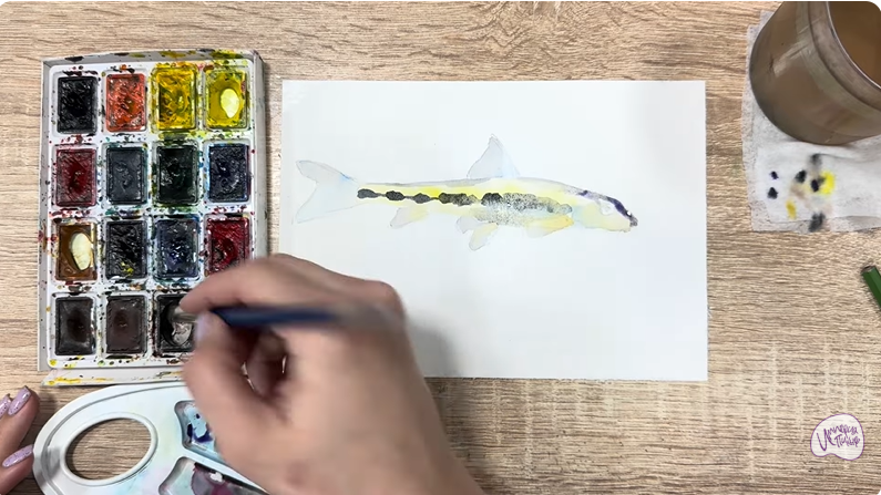 Рисуем Ленский пескарь