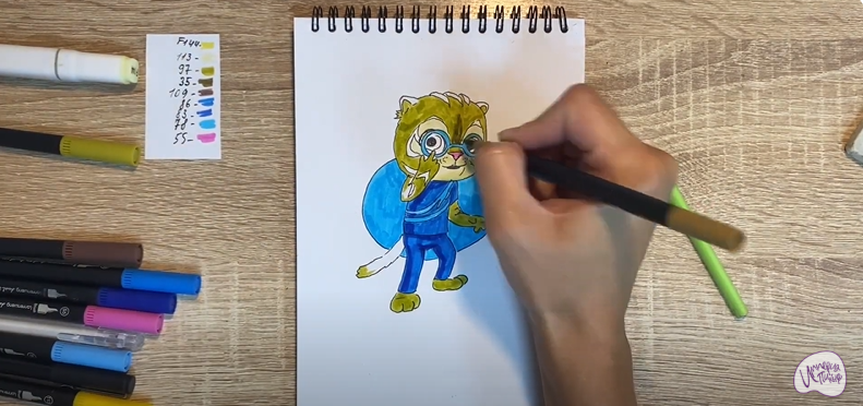 Рисуем Бао из "Супер Мяу"
