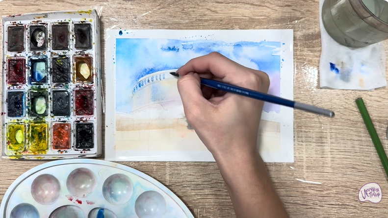 Рисуем Стадион Краснодар