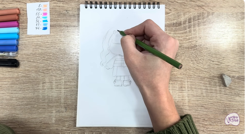 Рисуем Рори Блуберри