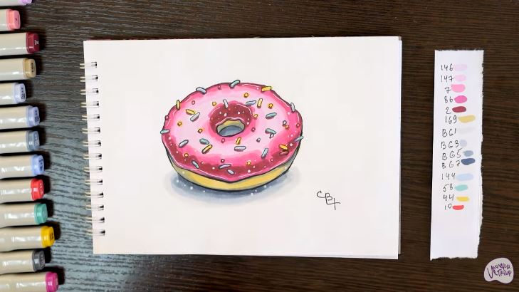 Рисуем Пончик