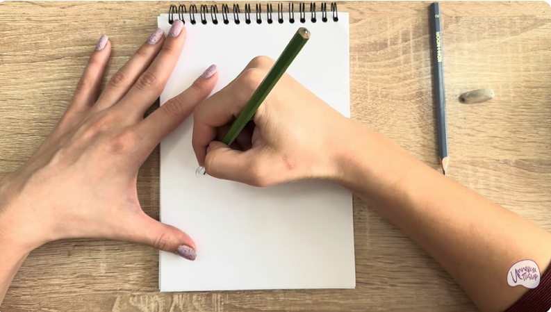 Рисуем Невидимка для волос