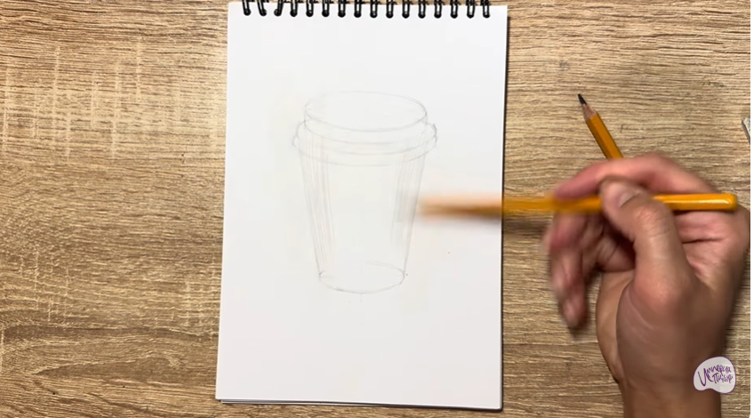 Рисуем Кофейный стакан