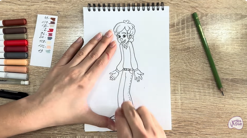 Рисуем Фил Динозавров из «Доктор Динозавров»