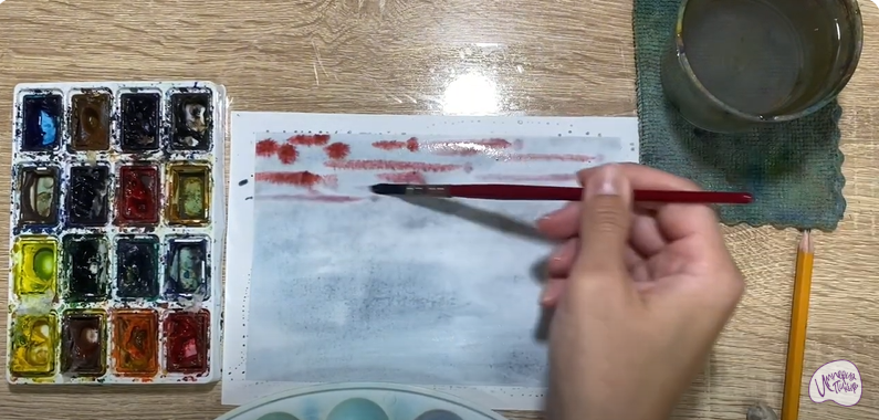 Рисуем Кирпичная стена