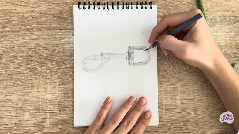 Рисуем Зацепной карабин