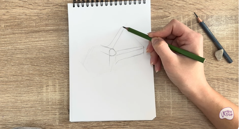 Рисуем Пластиковый зажим