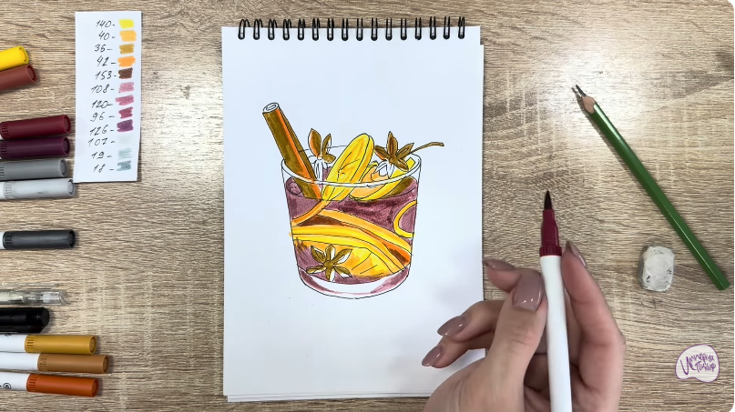 Рисуем Глинтвейн