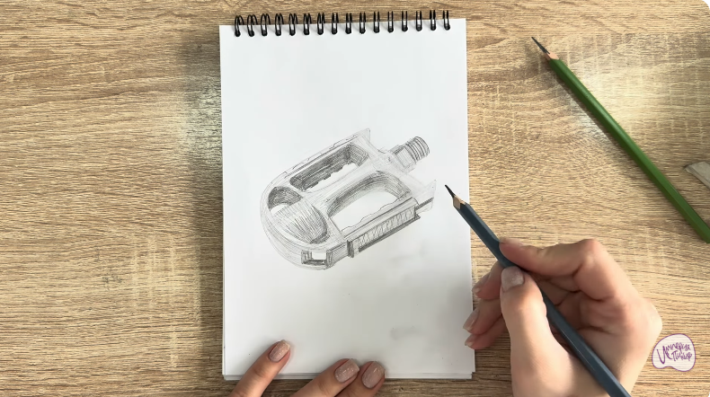 Рисуем Педаль велосипеда