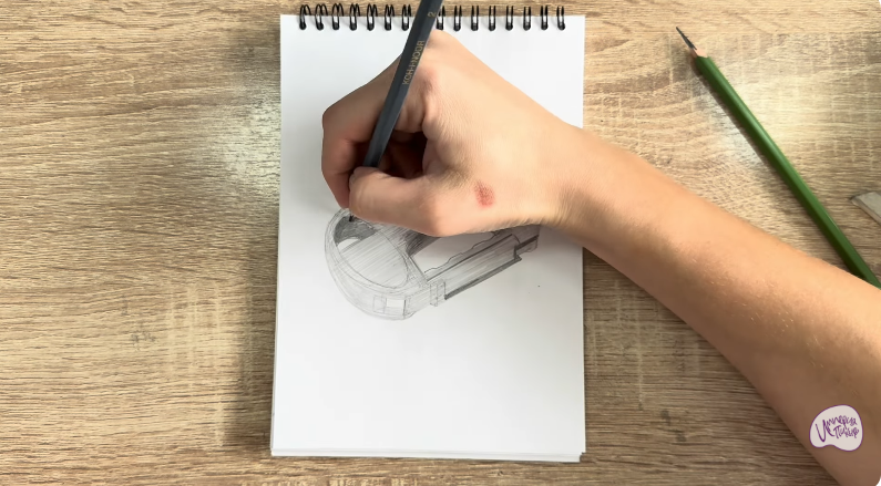 Рисуем Педаль велосипеда