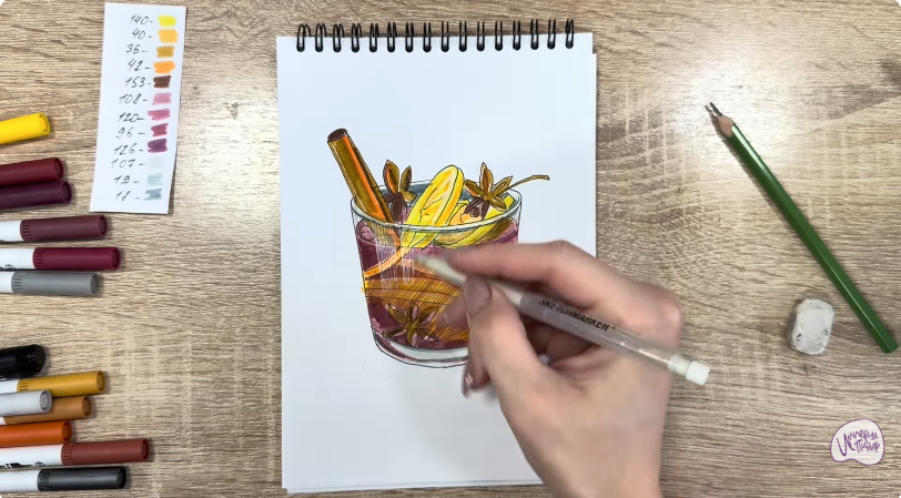 Рисуем Глинтвейн