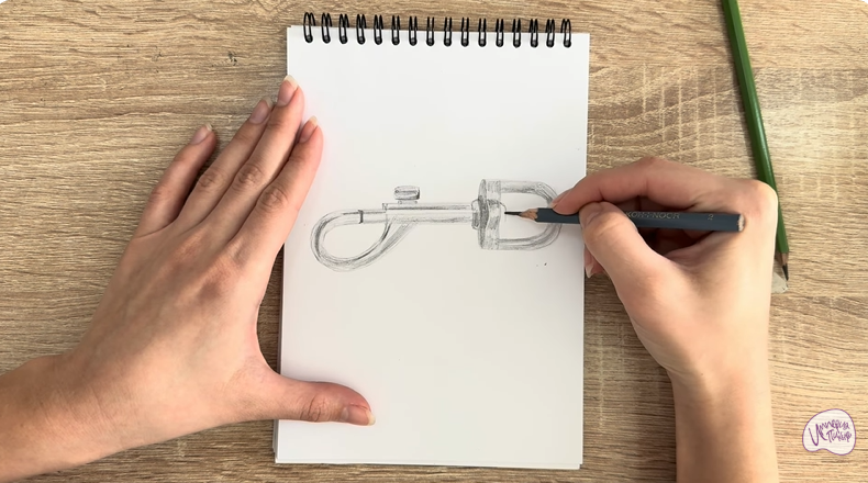 Рисуем Зацепной карабин