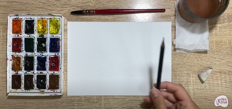 Рисуем Подосиновик
