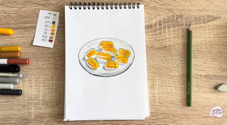 Рисуем Десерт "Тулумба"