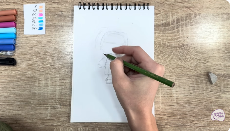 Рисуем Рори Блуберри