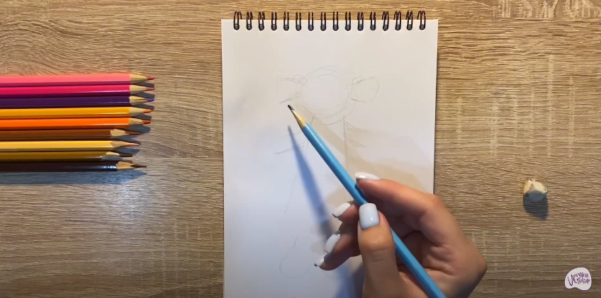 Рисуем Текстильная кукла