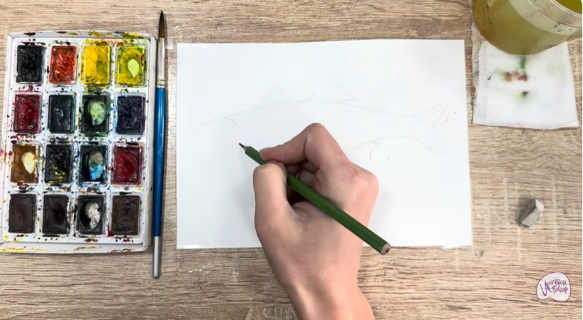 Рисуем Подуст