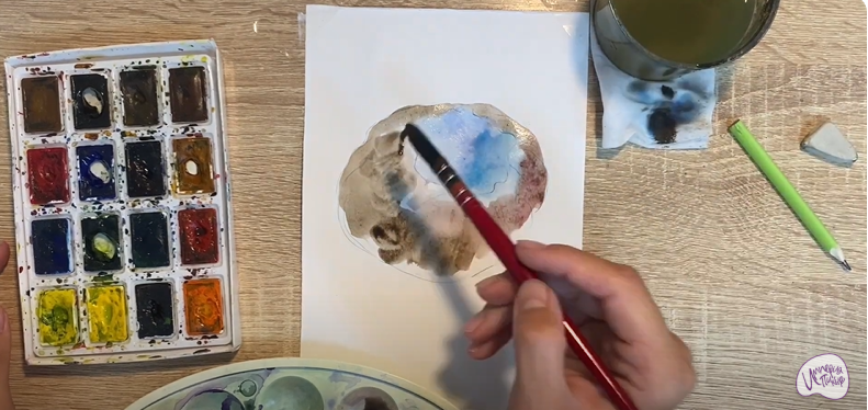 Рисуем Саркосома шаровидная