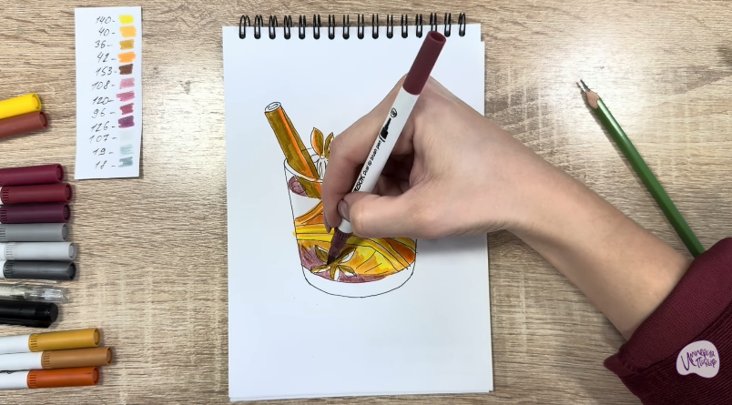 Рисуем Глинтвейн