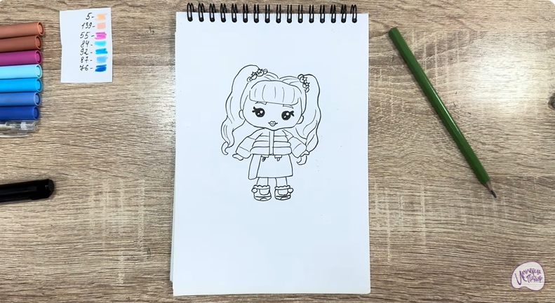 Рисуем Рори Блуберри