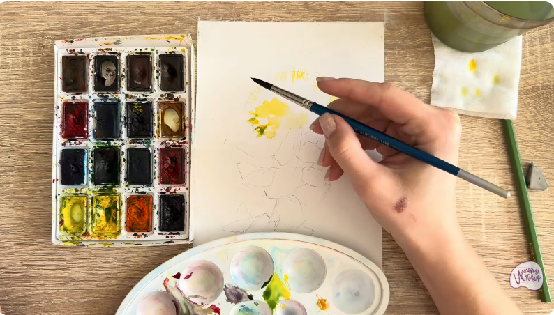 Рисуем Радиола розовая