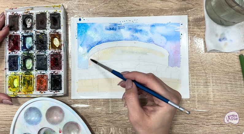 Рисуем Стадион Краснодар