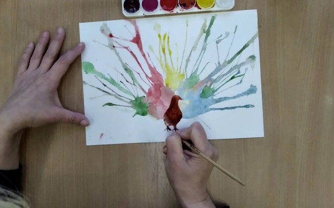 Рисуем Кляксография