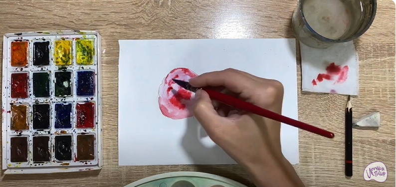 Рисуем Яванское яблоко