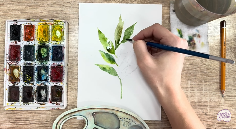 Рисуем Лавровый лист