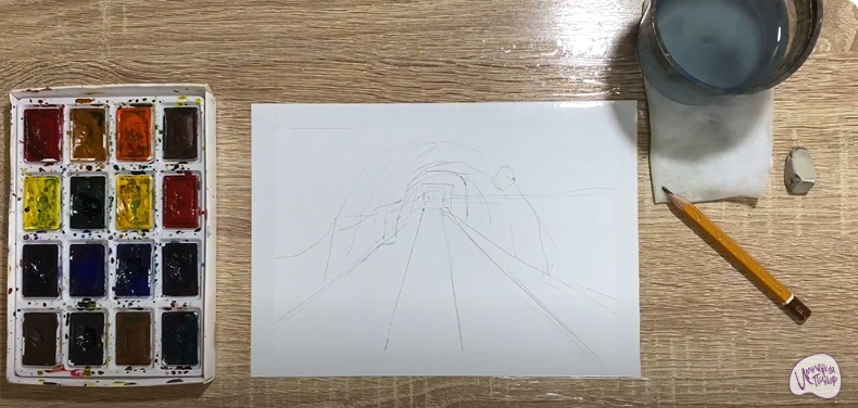 Рисуем Шахта