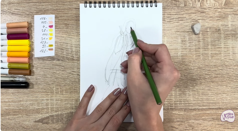 Рисуем Хани Лемон из "Город героев"