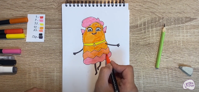 Рисуем Миссис Мэй из "Лудлвилль"