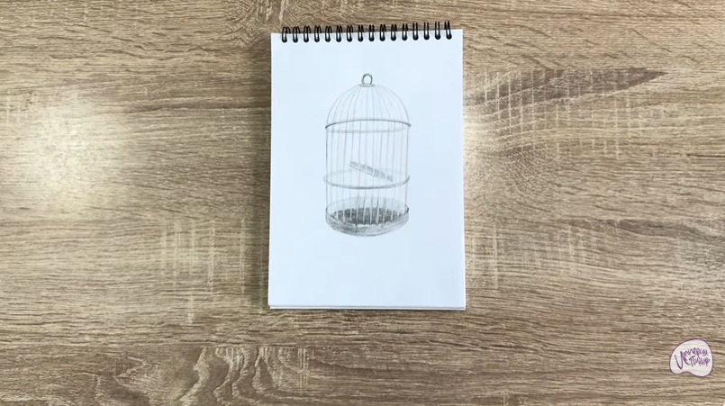 Рисуем Клетка для птиц