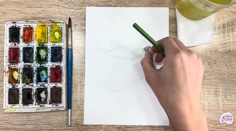 Рисуем Налим