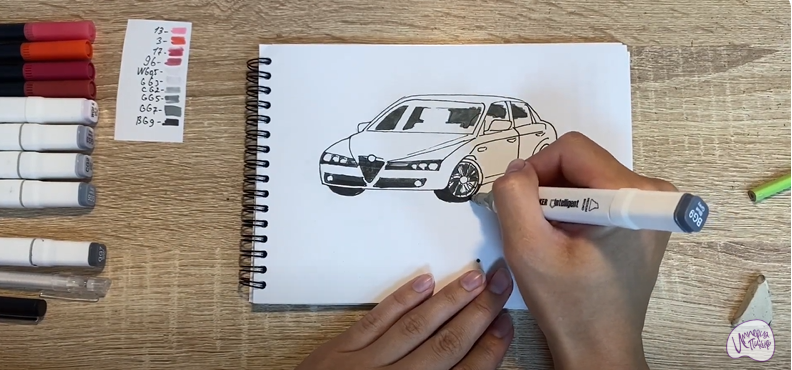 Рисуем Alfa Romeo