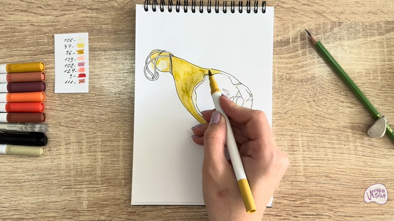 Рисуем Окорок