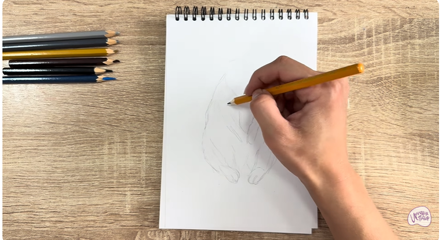 Рисуем Горная вискаша