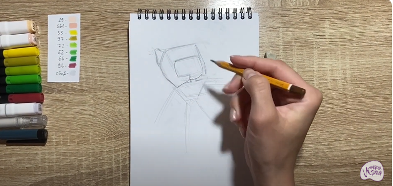 Рисуем Флай из "Геройчики"