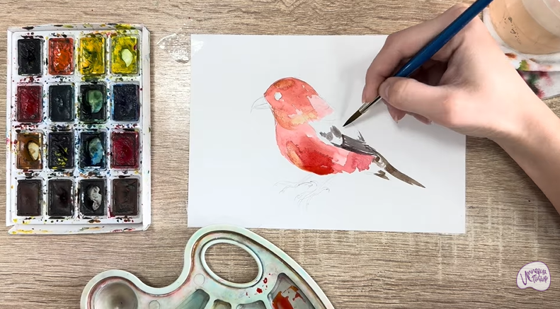 Рисуем Клест - еловик