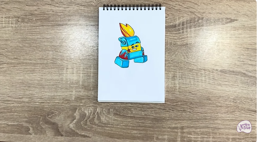 Рисуем Диз из "Живой гараж"