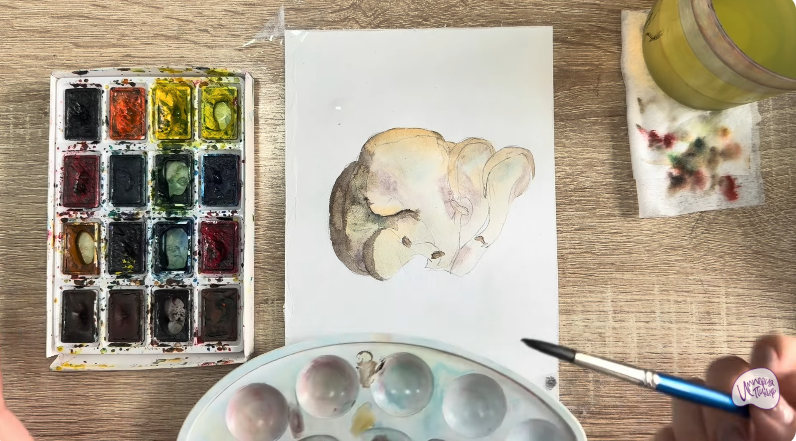 Рисуем Вешенки