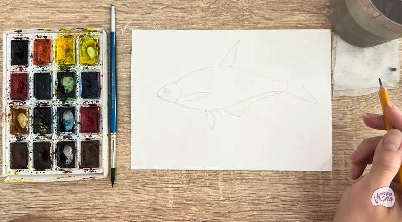 Рисуем Белоглазка