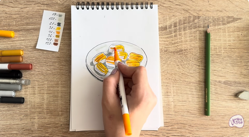 Рисуем Десерт "Тулумба"