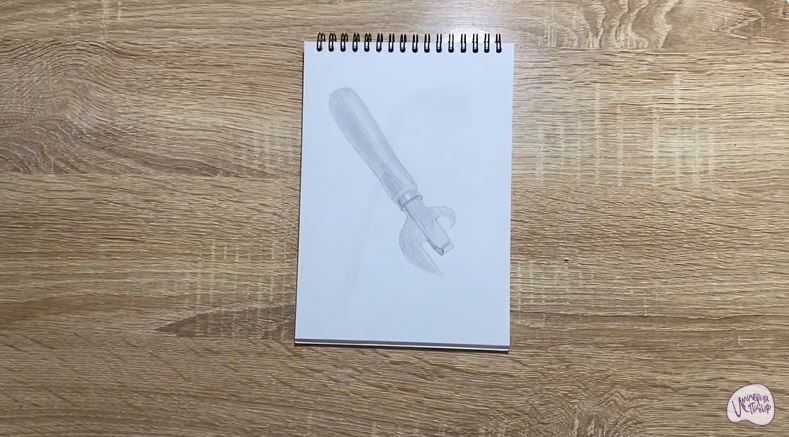 Рисуем Консервный нож