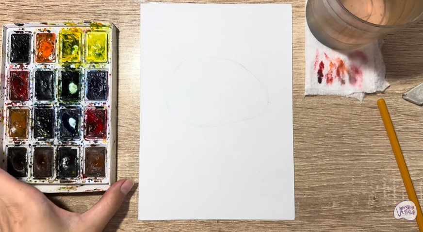 Рисуем Аммолит