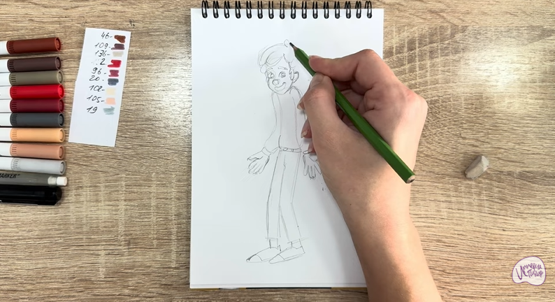 Рисуем Фил Динозавров из «Доктор Динозавров»