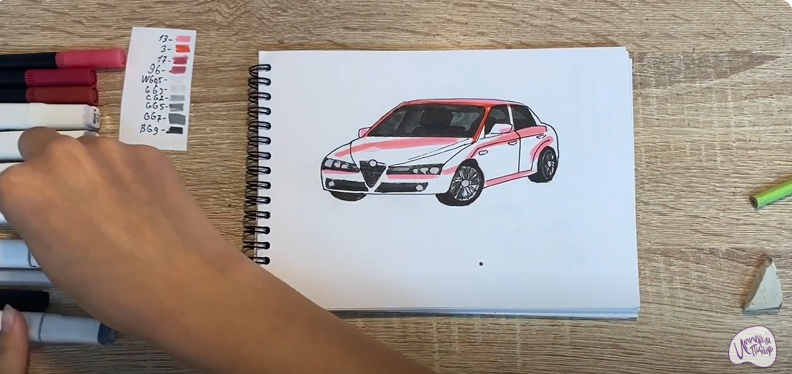 Рисуем Alfa Romeo