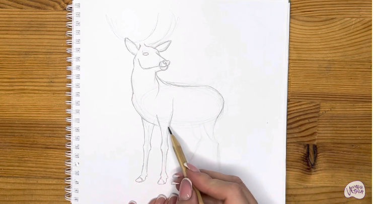 Рисуем Олень