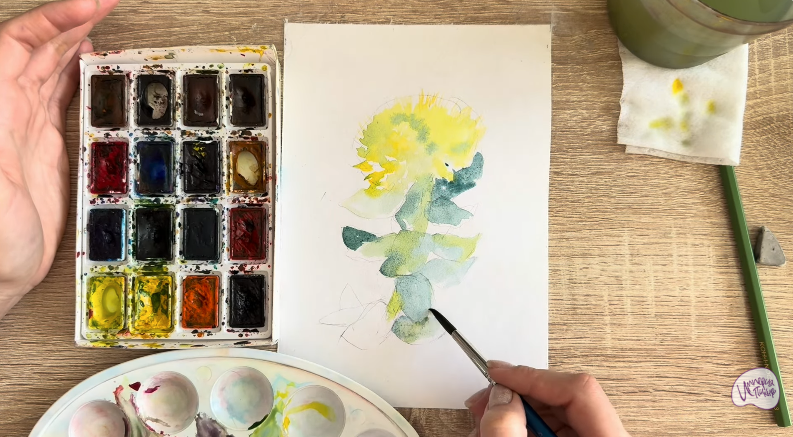 Рисуем Радиола розовая